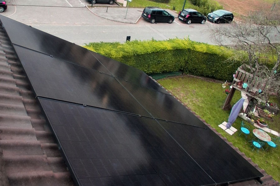 Panneaux photovoltaïques de L'énergie Française